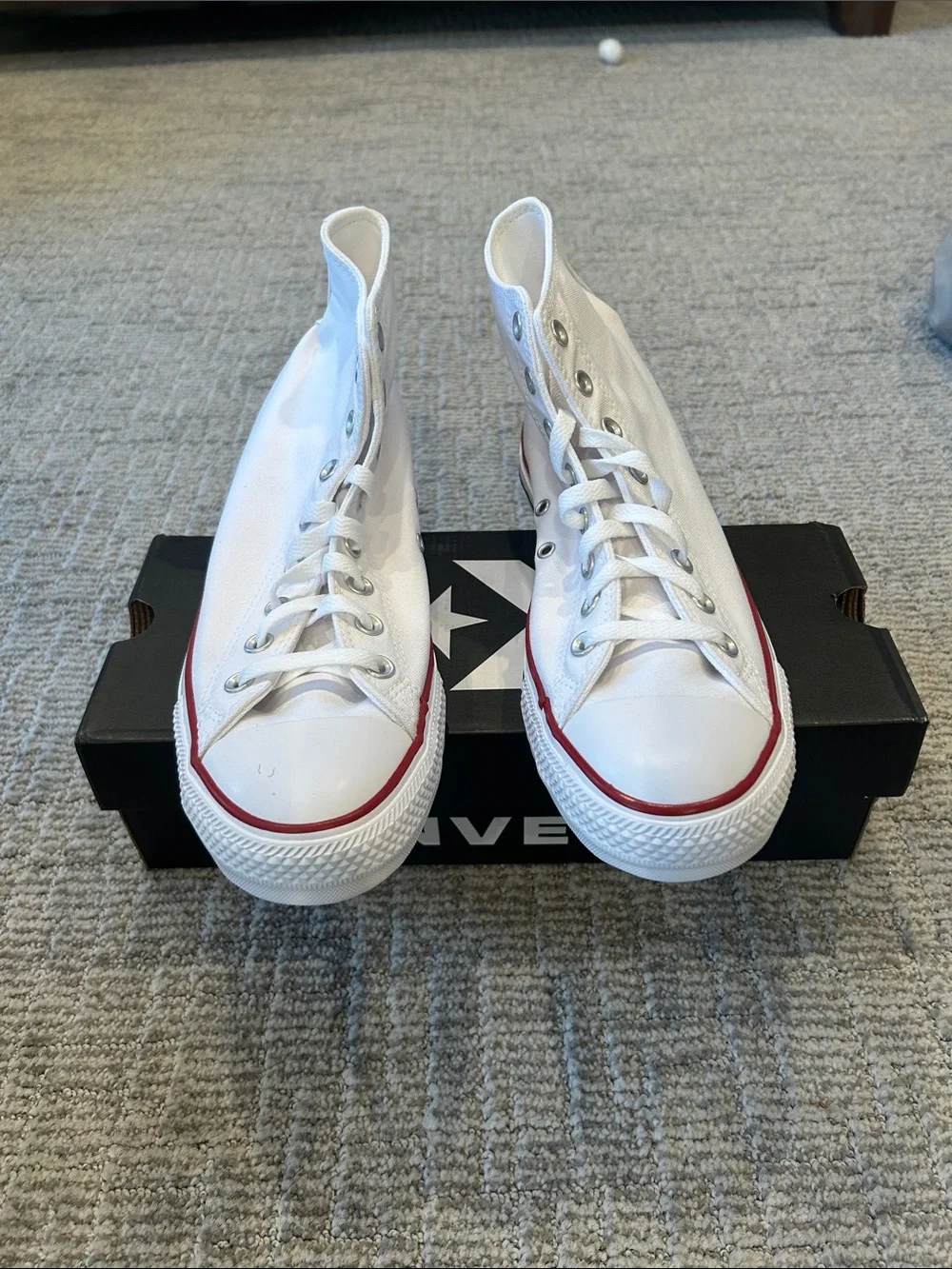 Converse Chuck Taylor All Star Hi Top Sneaker White 10 - Picture 2 of 7